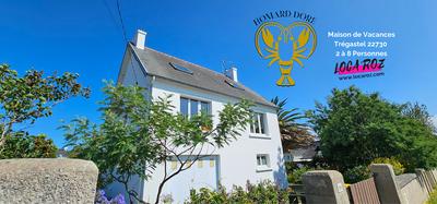 LocaRoz : Gîte Le Homard Doré : Trégastel Grève Blanche