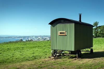 Shepherd Huts at Mount Edgcumbe