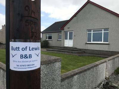 Butt of Lewis B&B with sea views offering home cooked breakfast and evening meal. Special diets welcome.